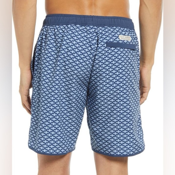 Fair Harbor The Anchor Mist Seaview Mens Lined Blue Swim Board Shorts Trunks 3XL - Picture 2 of 13
